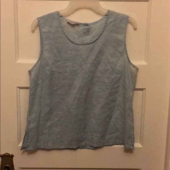 Light Baby Blue Tank Top🗺 - Picture 2 of 5